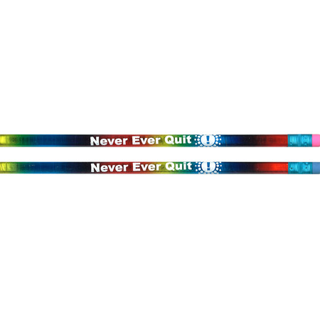 J.R. MOON PENCIL CO Never, Ever Quit Pencils, PK144 7472